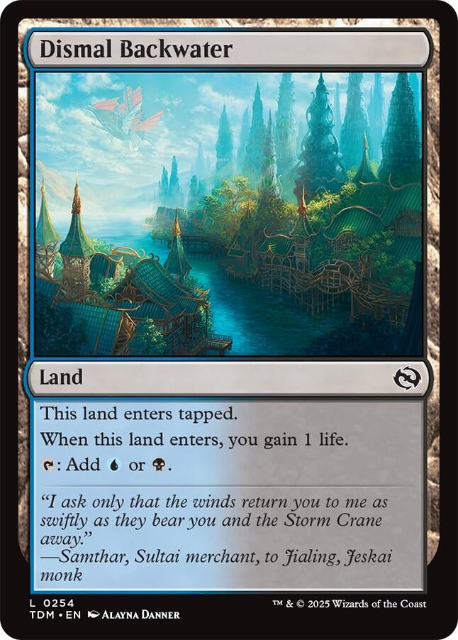 Dismal Backwater (254) (Tarkir: Dragonstorm) (TDM)