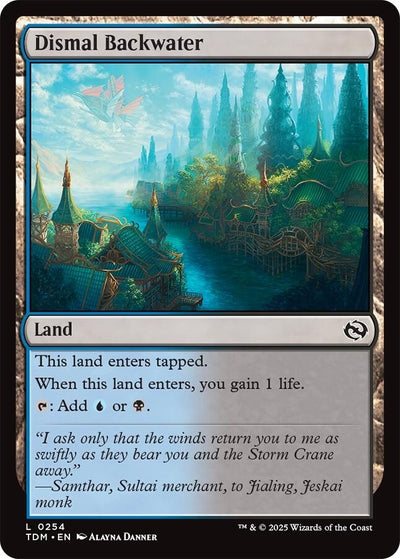 Dismal Backwater (254) (Tarkir: Dragonstorm) (TDM)