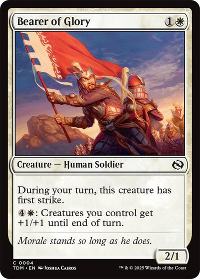 Bearer of Glory (4) (Tarkir: Dragonstorm) (TDM)