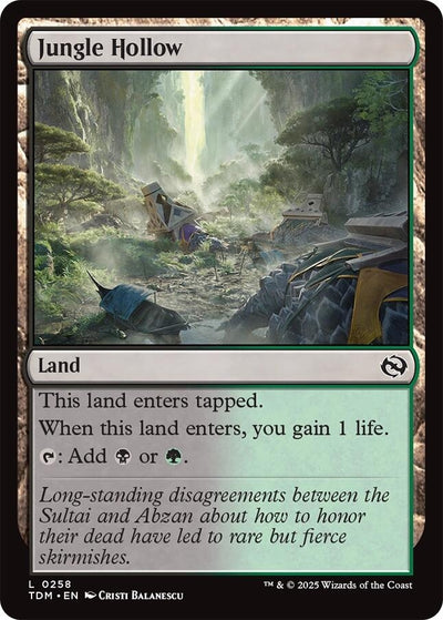 Jungle Hollow (258) (Tarkir: Dragonstorm) (TDM)