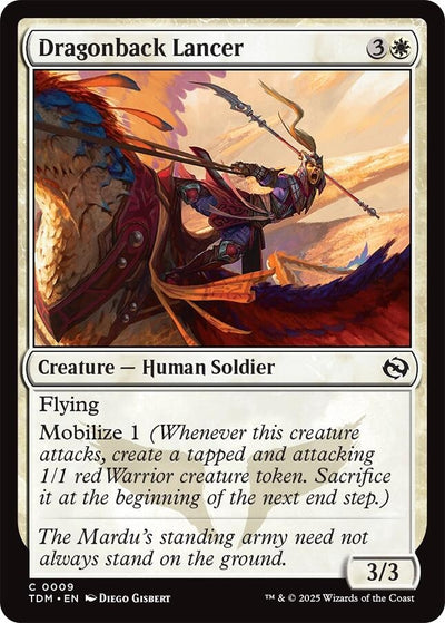 Dragonback Lancer (9) (Tarkir: Dragonstorm) (TDM)