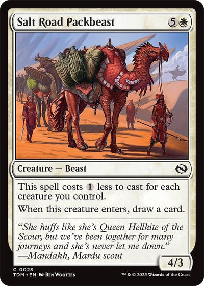 Salt Road Packbeast (23) (Tarkir: Dragonstorm) (TDM)