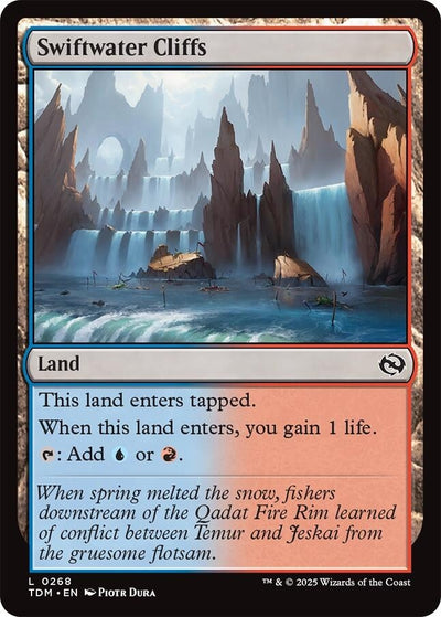 Swiftwater Cliffs (268) (Tarkir: Dragonstorm) (TDM)