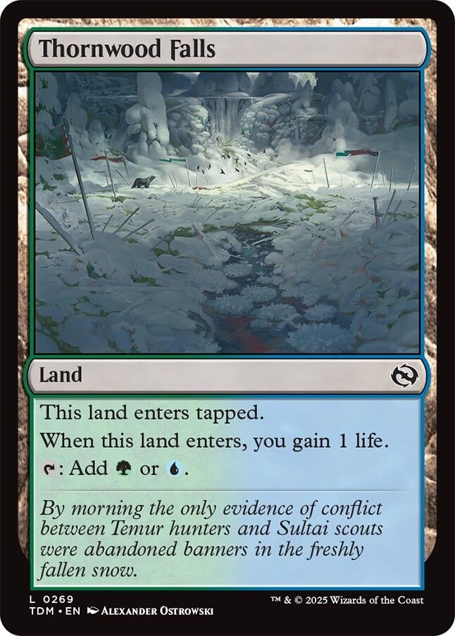 Thornwood Falls (269) (Tarkir: Dragonstorm) (TDM)
