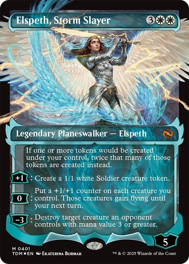 Elspeth, Storm Slayer (Showcase) (401) (Tarkir: Dragonstorm)