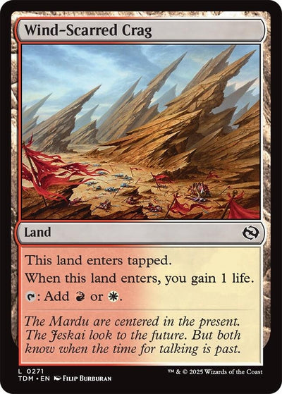 Wind-Scarred Crag (271) (Tarkir: Dragonstorm) (TDM)