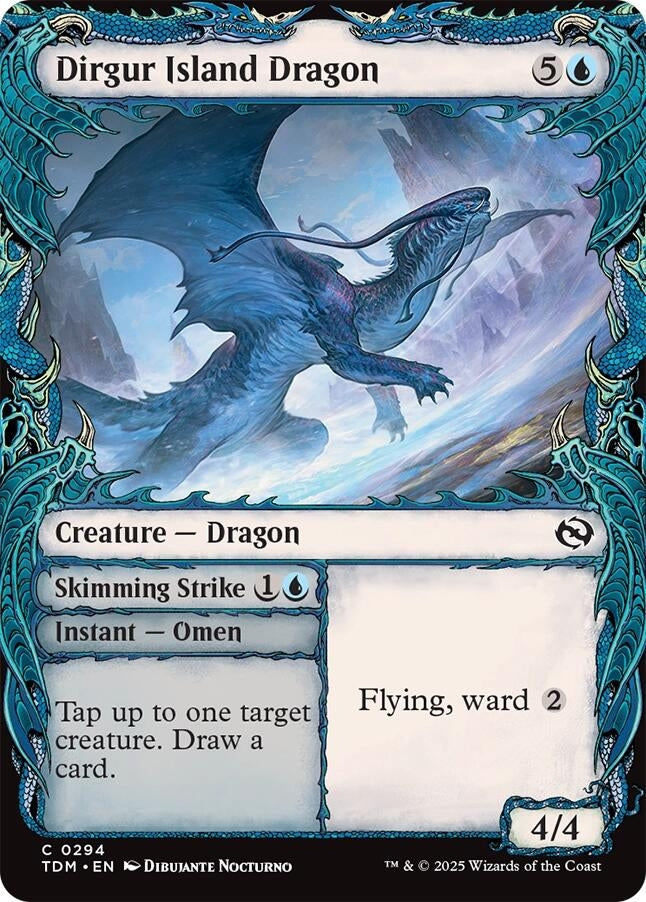 Dirgur Island Dragon (Showcase) (294) (Tarkir: Dragonstorm) (TDM)