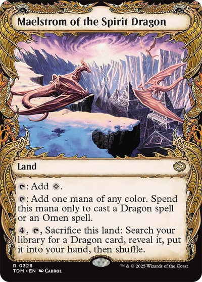 Maelstrom of the Spirit Dragon (Showcase) (326) (Tarkir: Dragonstorm) (TDM)