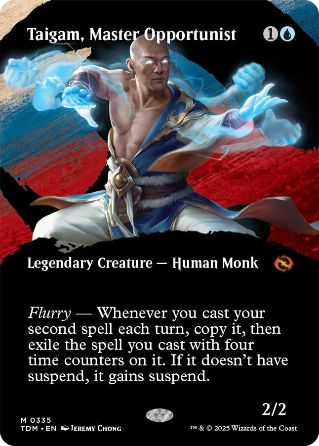 Taigam, Master Opportunist (Borderless) (335) (Tarkir: Dragonstorm)