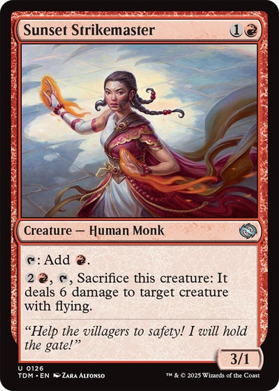 Sunset Strikemaster (126) (Tarkir: Dragonstorm) (TDM)