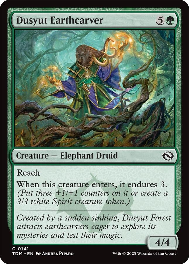 Dusyut Earthcarver (141) (Tarkir: Dragonstorm) (TDM)