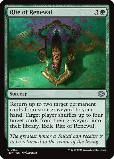 Rite of Renewal (153) (Tarkir: Dragonstorm) (TDM)