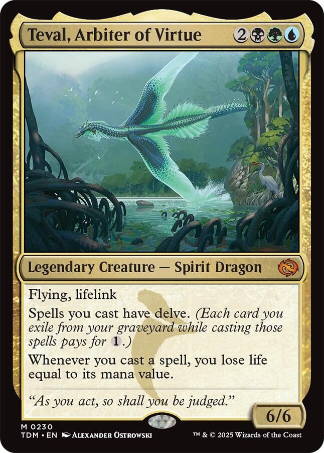 Teval, Arbiter of Virtue (230) (Tarkir: Dragonstorm) (TDM)