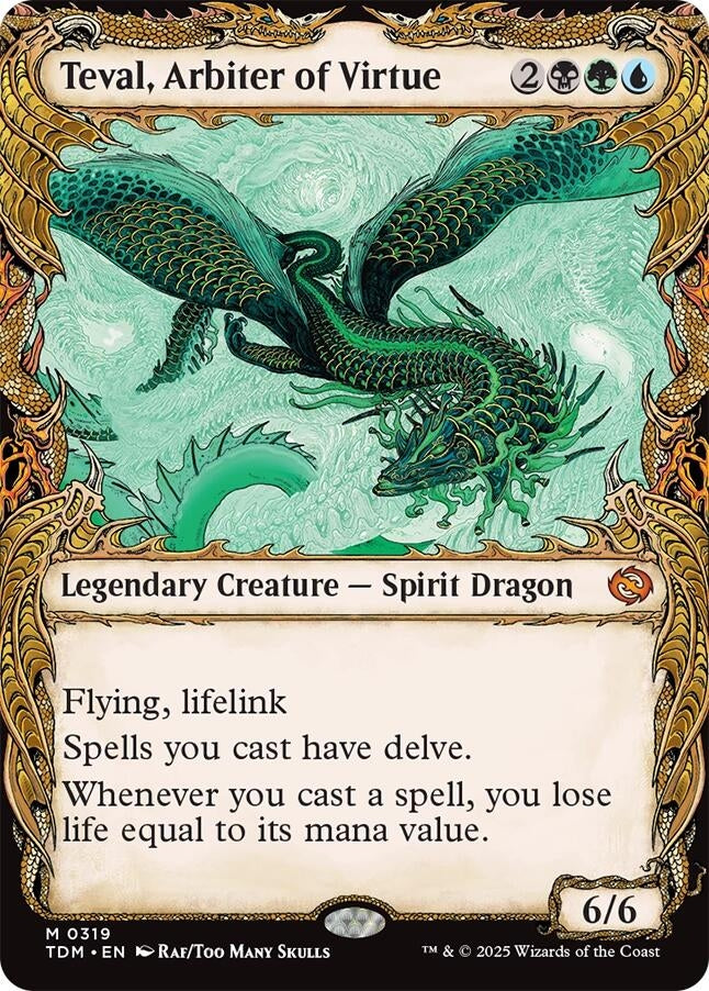 Teval, Arbiter of Virtue (Showcase) (319) (Tarkir: Dragonstorm)