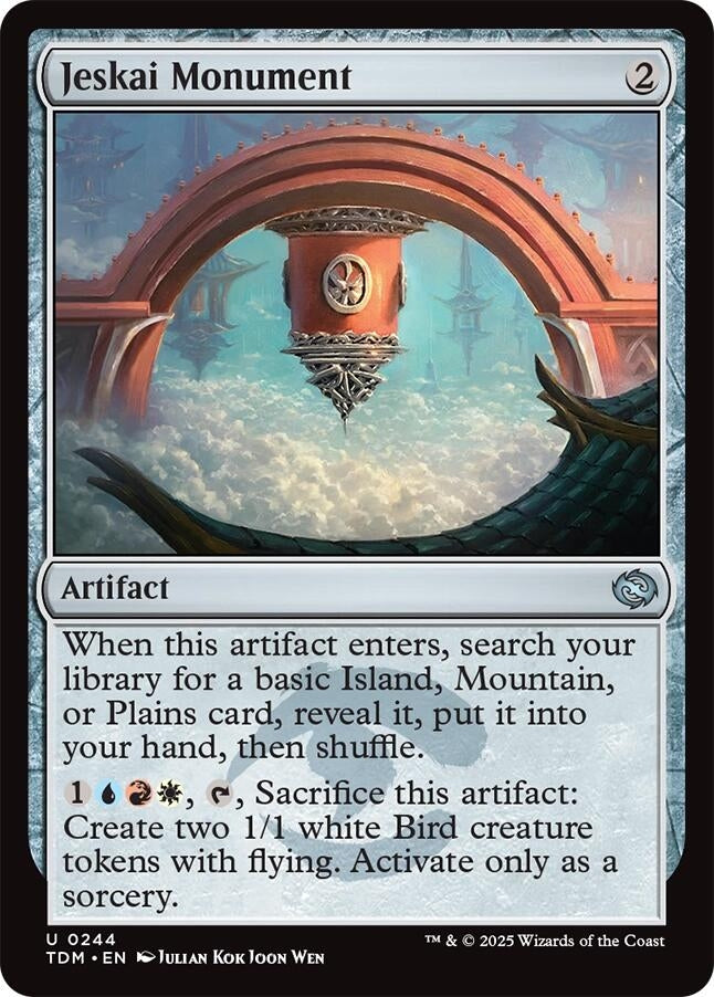 Jeskai Monument (244) (Tarkir: Dragonstorm) (TDM)