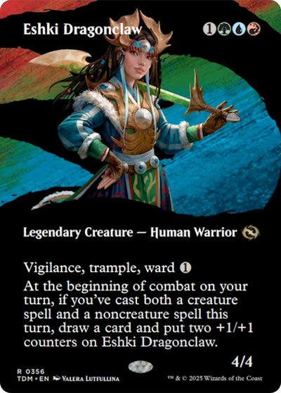 Eshki Dragonclaw (Borderless) (356) (Tarkir: Dragonstorm) (TDM)