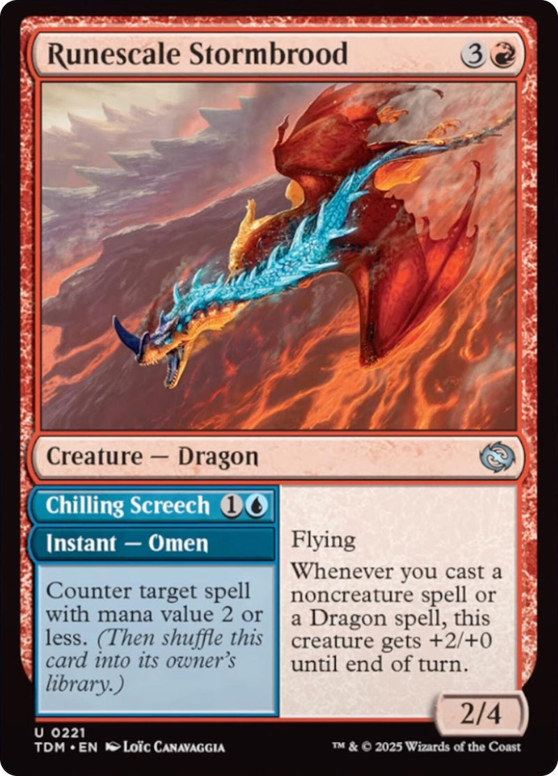 Runescale Stormbrood (221) (Tarkir: Dragonstorm) (TDM)