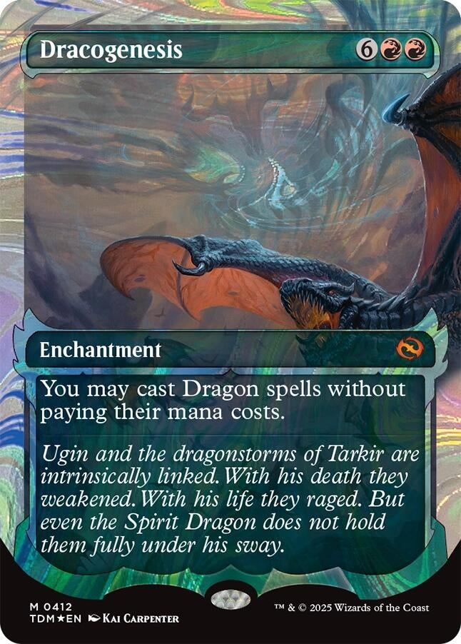 Dracogenesis (0412) (Showcase) (Halo Foil) (412) (Tarkir: Dragonstorm)