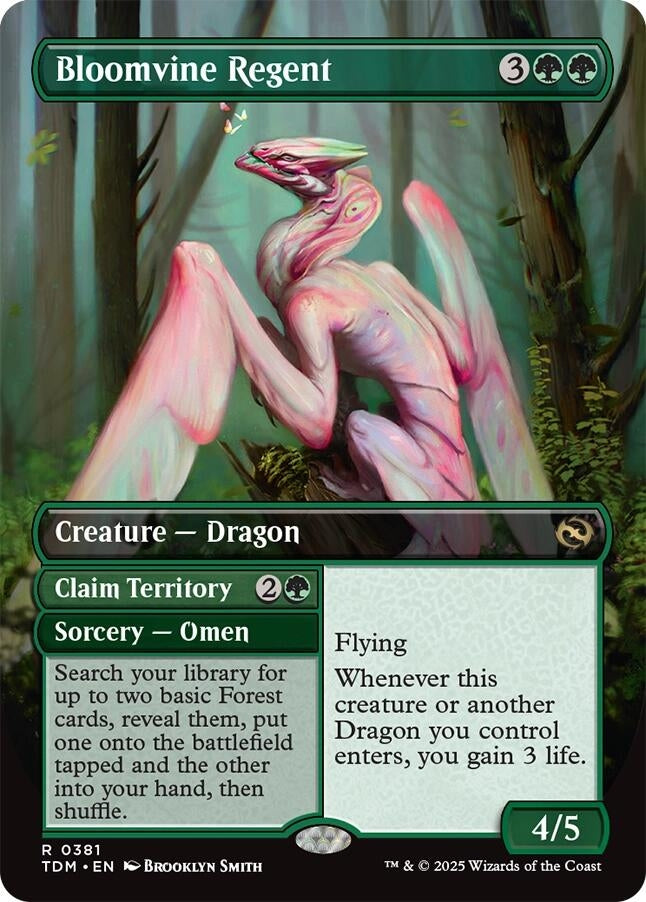 Bloomvine Regent (Borderless) (381) (Tarkir: Dragonstorm) (TDM)