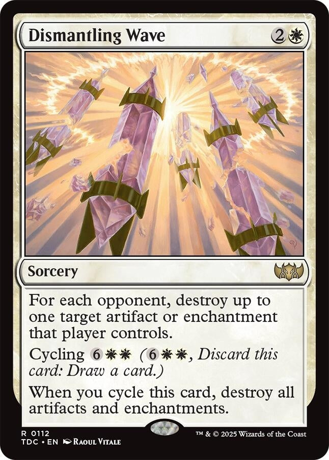 Dismantling Wave (112) (Commander: Tarkir: Dragonstorm) (TDC)