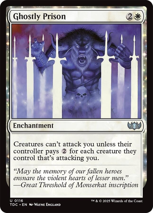 Ghostly Prison (116) (Commander: Tarkir: Dragonstorm)