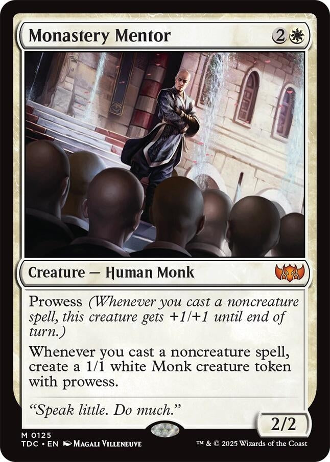 Monastery Mentor (125) (Commander: Tarkir: Dragonstorm)