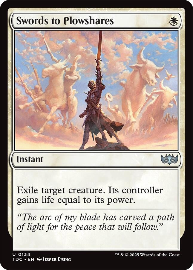 Swords to Plowshares (134) (Commander: Tarkir: Dragonstorm)