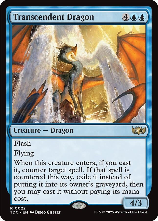 Transcendent Dragon (22) (Commander: Tarkir: Dragonstorm) (TDC)