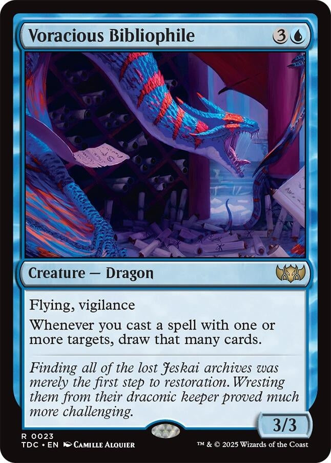 Voracious Bibliophile (23) (Commander: Tarkir: Dragonstorm) (TDC)