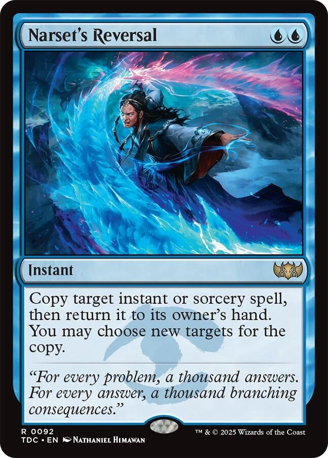 Narset's Reversal (92) (Commander: Tarkir: Dragonstorm) (TDC)