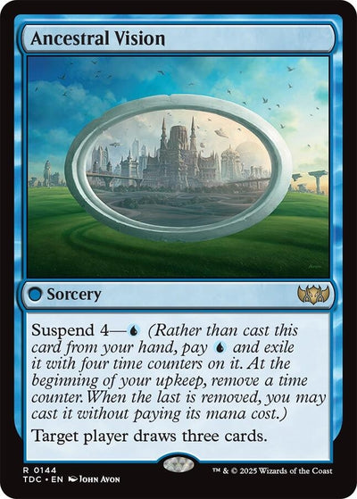 Ancestral Vision (144) (Commander: Tarkir: Dragonstorm) (TDC)