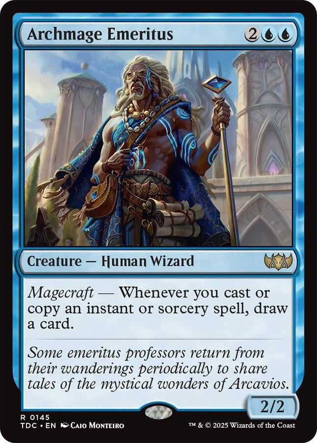 Archmage Emeritus (145) (Commander: Tarkir: Dragonstorm)