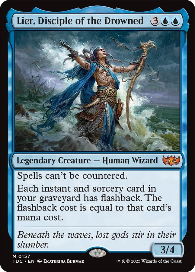 Lier, Disciple of the Drowned (157) (Commander: Tarkir: Dragonstorm)