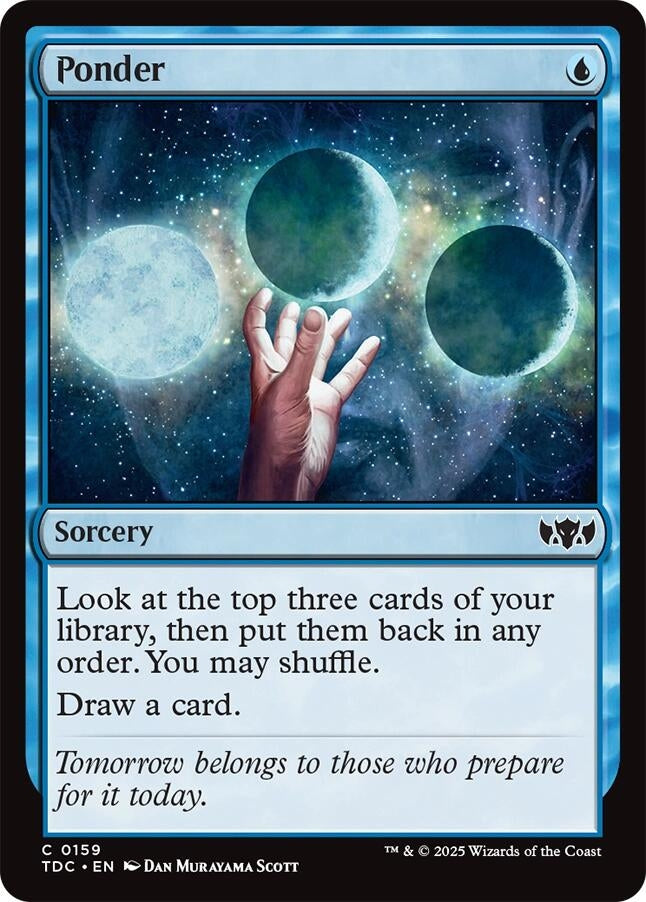 Ponder (159) (Commander: Tarkir: Dragonstorm)