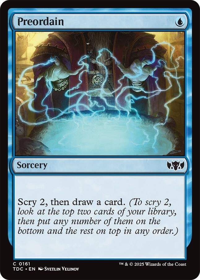 Preordain (161) (Commander: Tarkir: Dragonstorm)