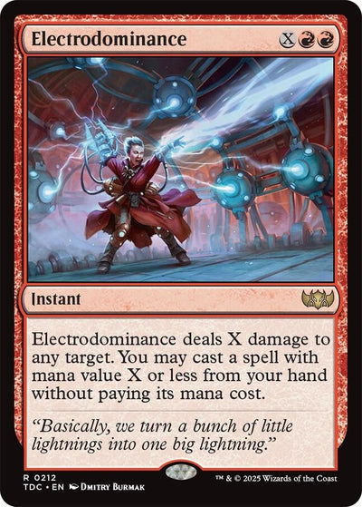 Electrodominance (212) (Commander: Tarkir: Dragonstorm) (TDC)