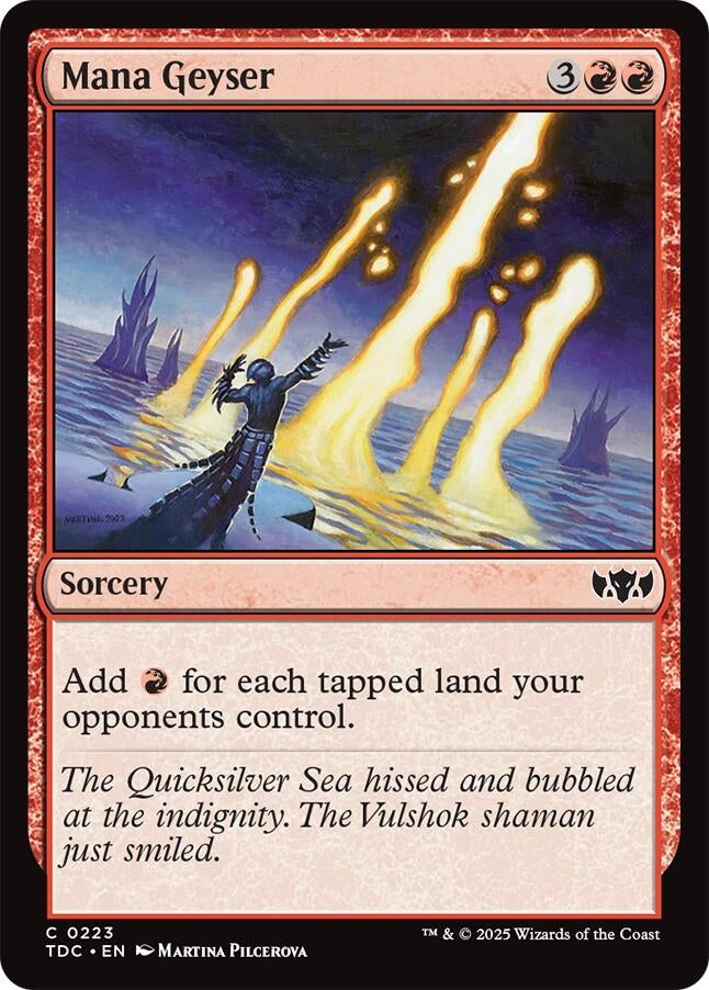 Mana Geyser (223) (Commander: Tarkir: Dragonstorm)