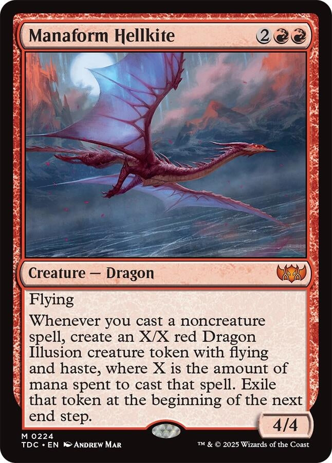 Manaform Hellkite (224) (Commander: Tarkir: Dragonstorm)
