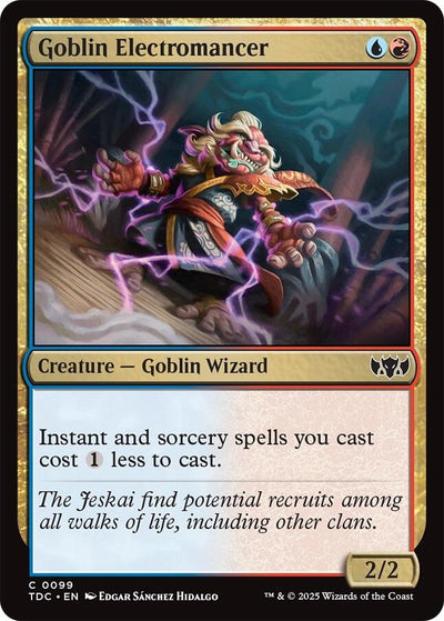 Goblin Electromancer (99) (Commander: Tarkir: Dragonstorm) (TDC)