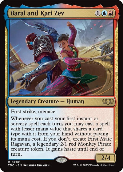 Baral and Kari Zev (282) (Commander: Tarkir: Dragonstorm) (TDC)