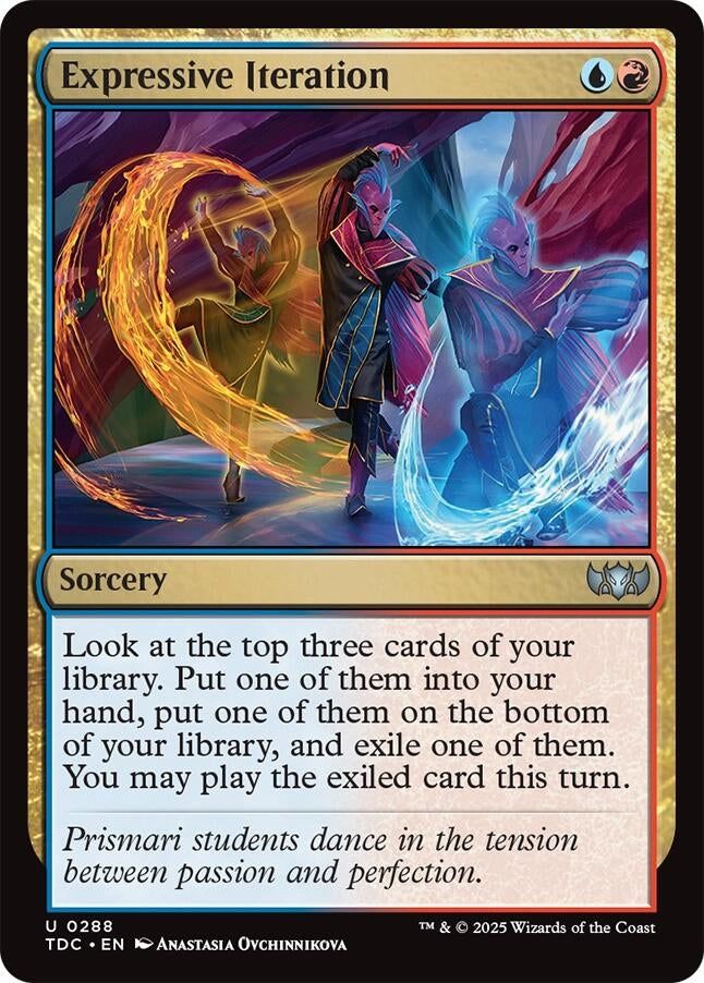 Expressive Iteration (288) (Commander: Tarkir: Dragonstorm)