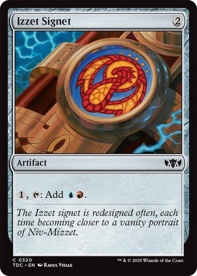 Izzet Signet (320) (Commander: Tarkir: Dragonstorm) (TDC)