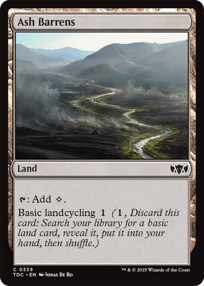 Ash Barrens (339) (Commander: Tarkir: Dragonstorm) (TDC)