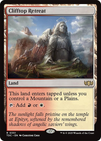 Clifftop Retreat (351) (Commander: Tarkir: Dragonstorm) (TDC)