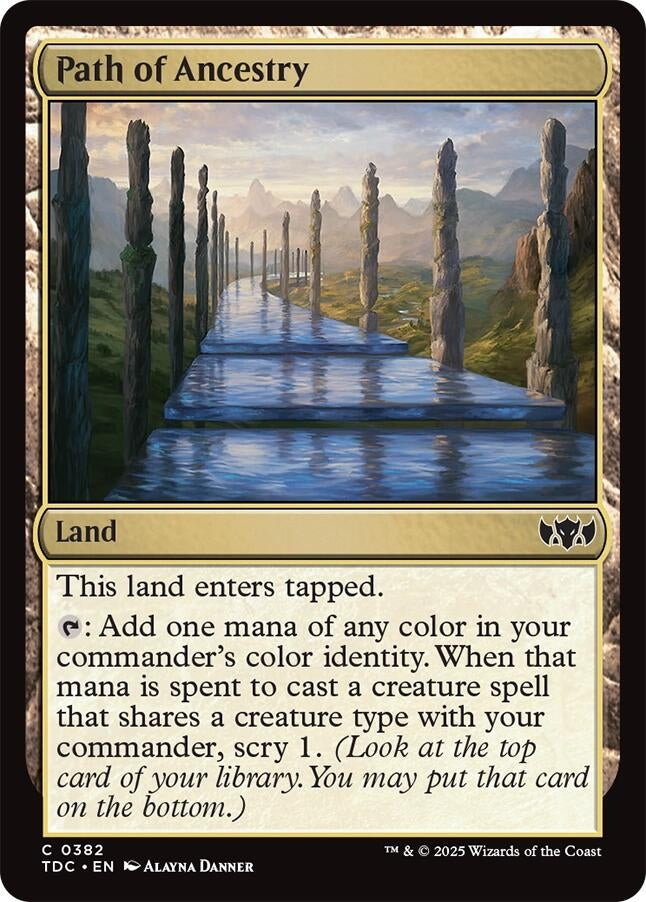 Path of Ancestry (382) (Commander: Tarkir: Dragonstorm) (TDC)