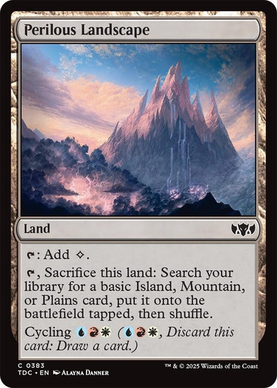 Perilous Landscape (383) (Commander: Tarkir: Dragonstorm) (TDC)