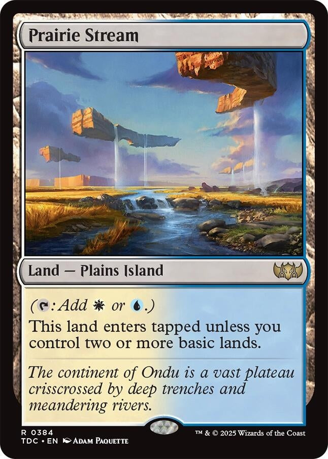 Prairie Stream (384) (Commander: Tarkir: Dragonstorm) (TDC)