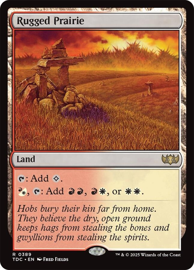Rugged Prairie (389) (Commander: Tarkir: Dragonstorm) (TDC)