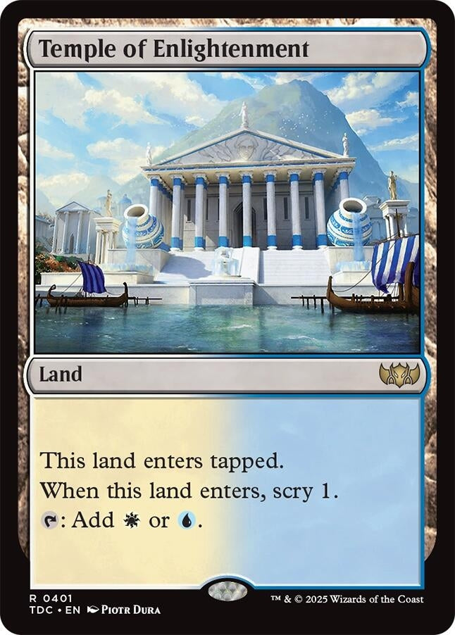 Temple of Enlightenment (401) (Commander: Tarkir: Dragonstorm) (TDC)
