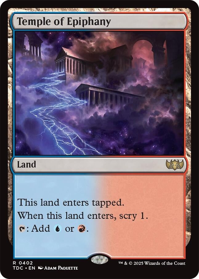 Temple of Epiphany (402) (Commander: Tarkir: Dragonstorm)